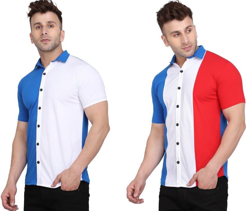 GEUM Men Solid Formal Multicolor Shirt - Buy GEUM Men Solid Formal