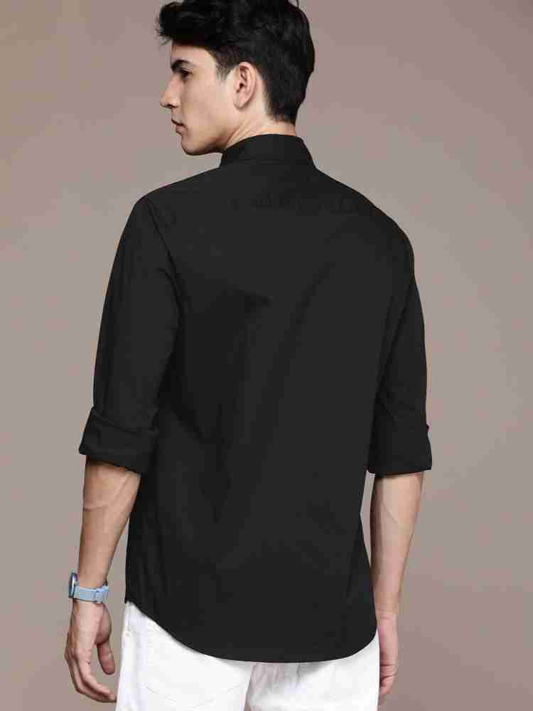 Calvin Klein Jeans Men Solid Casual Black Shirt - Buy Calvin Klein Jeans  Men Solid Casual Black Shirt Online at Best Prices in India