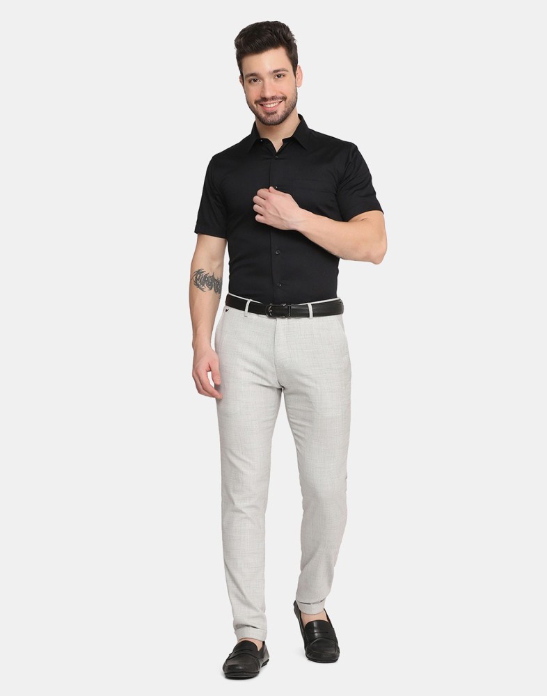 Blackberrys Men Solid Casual Black Shirt - Buy Blackberrys Men Solid Casual  Black Shirt Online at Best Prices in India