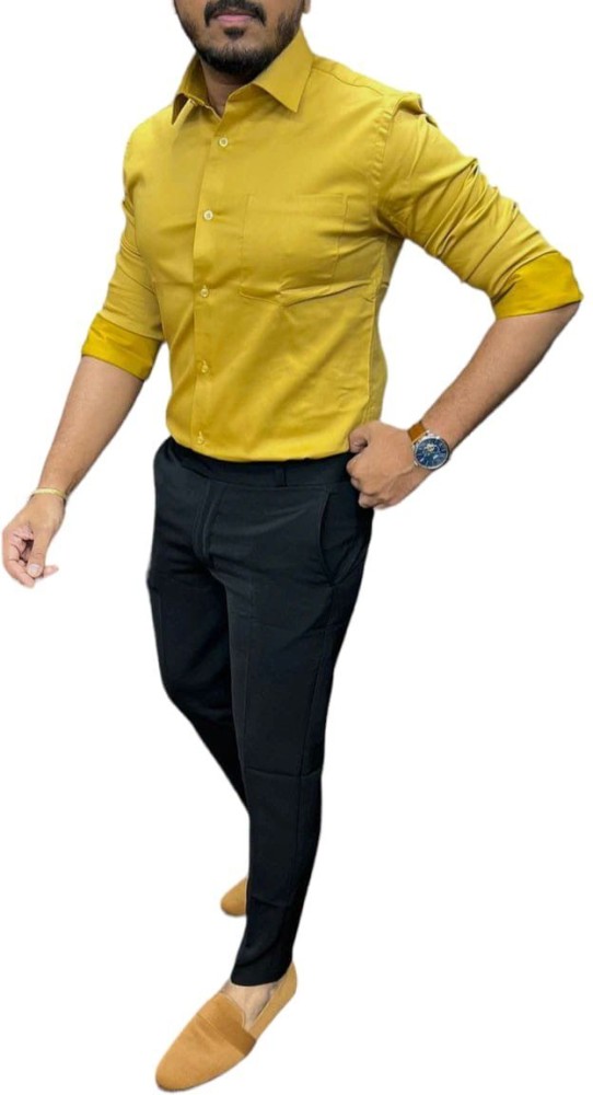 Mustard yellow shirt matching 2024 pant