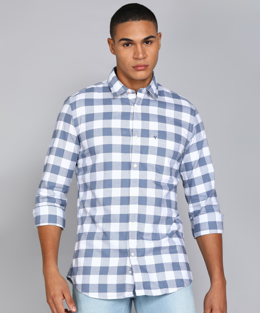 Van heusen sport cheap men's checkered casual shirt