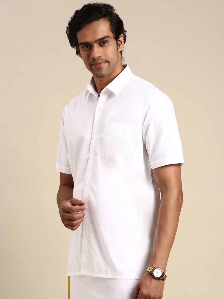 ramraj cotton white shirts price