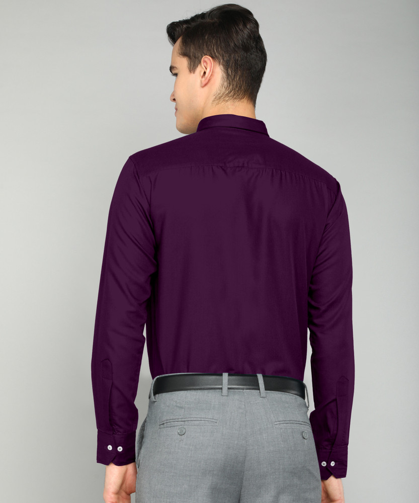 Violet formal shirt cheap