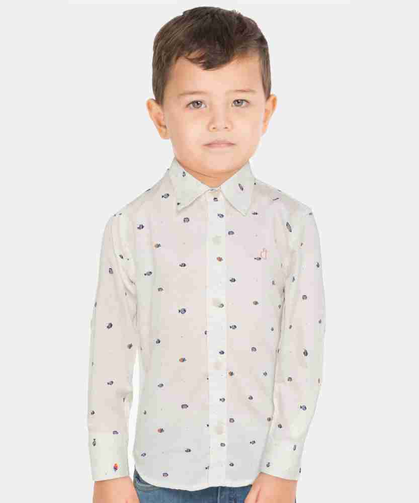 GINI JONY Baby Boys Printed Casual White Shirt Buy GINI JONY Baby Boys Printed Casual White Shirt Online at Best Prices in India Flipkart