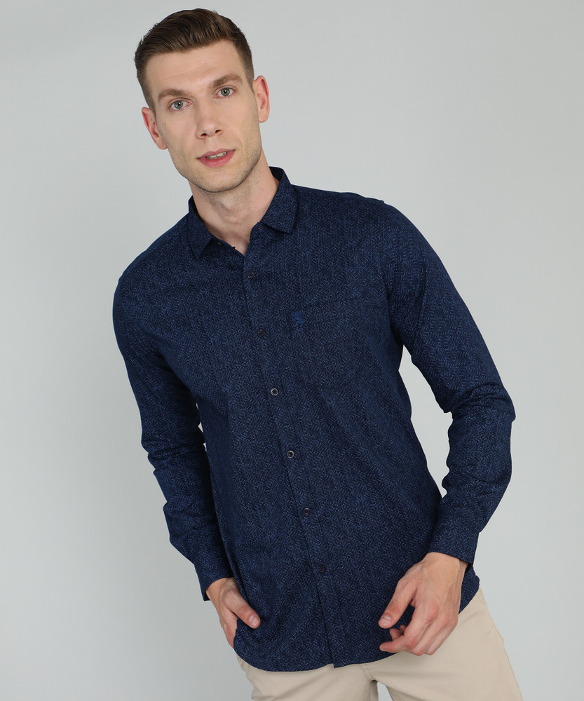 GIORDANO Men Printed Casual Blue Shirt Buy GIORDANO Men Printed Casual Blue Shirt Online at Best Prices in India Flipkart