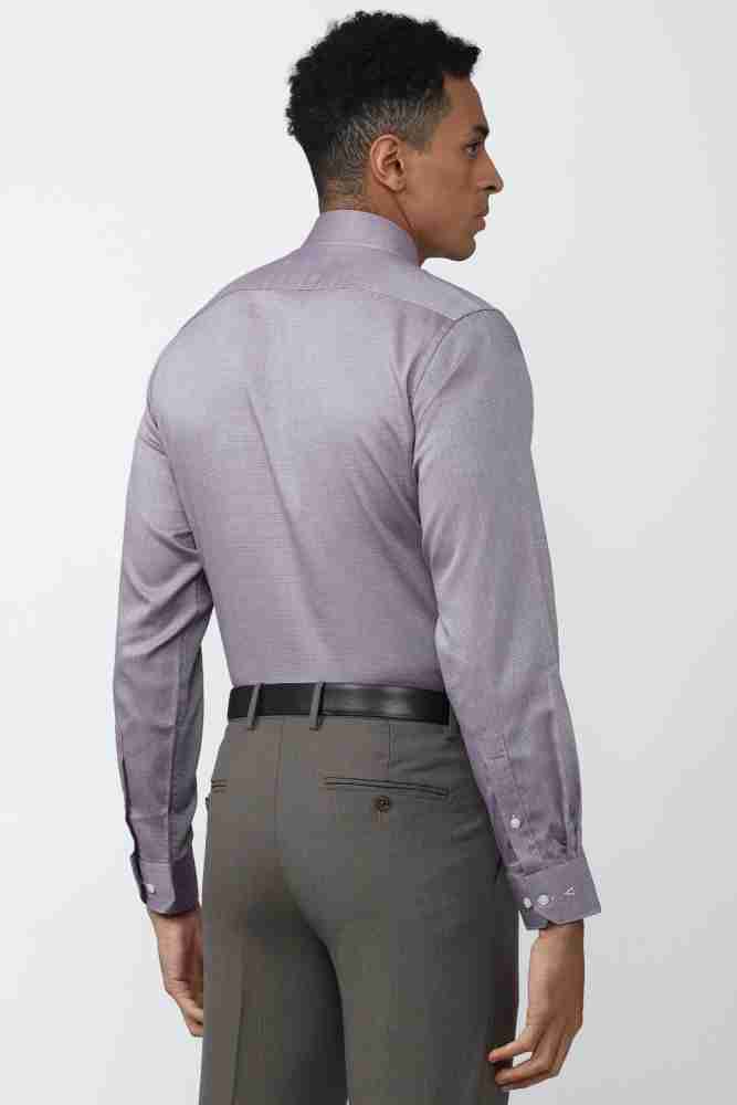 VAN HEUSEN Men Printed Formal Purple Shirt - Buy VAN HEUSEN Men Printed  Formal Purple Shirt Online at Best Prices in India