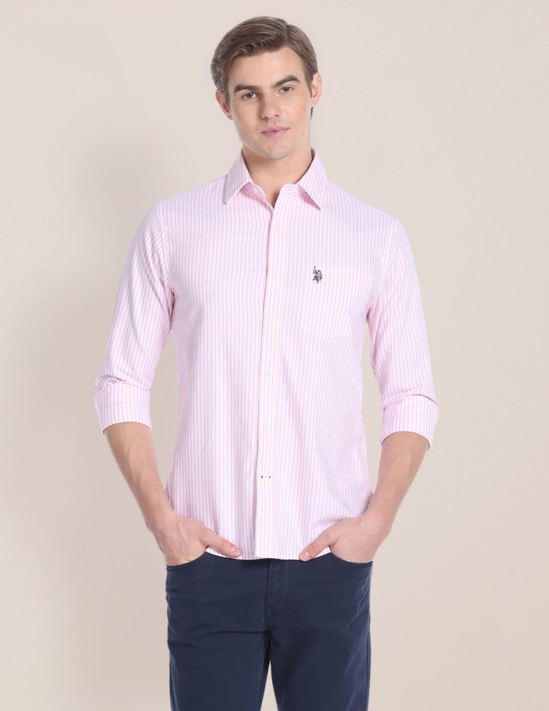 White Striped Shirt - Buy White Striped Shirt online at Best Prices in  India