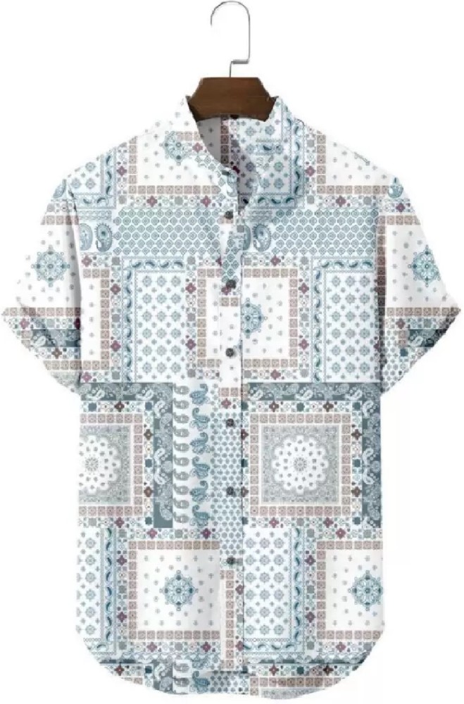 Louis Vuitton Navy Floral Button Up Shirt