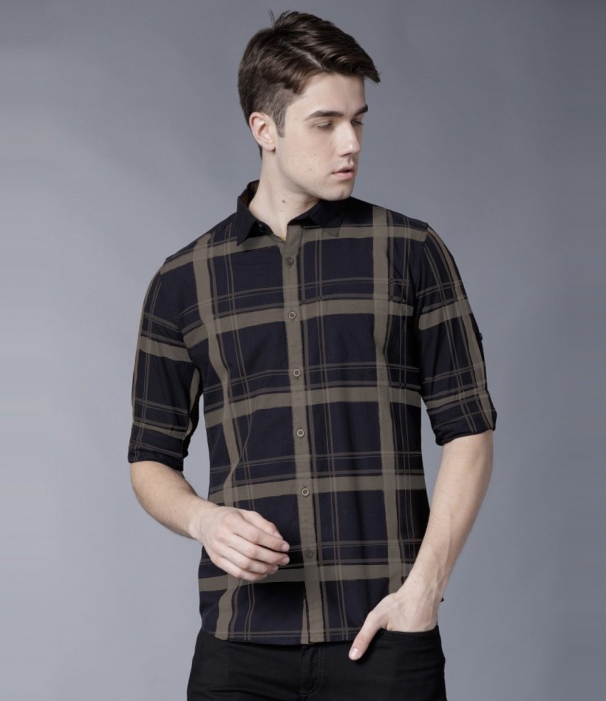 CLOTHENIC Men Checkered Casual Brown Black Shirt Buy CLOTHENIC Men Checkered Casual Brown Black Shirt Online at Best Prices in India Flipkart