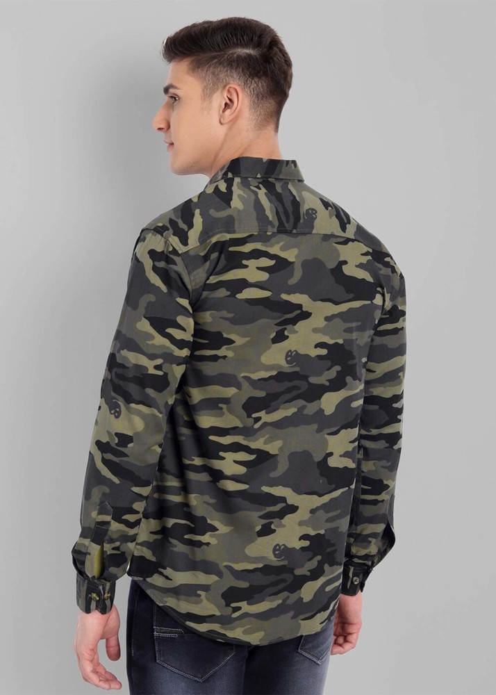 Green Army Camo Shirt