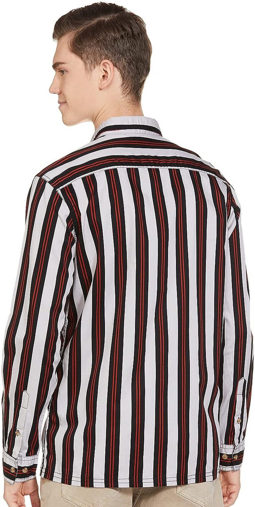 Rab Men Checkered Casual Black, Red, White Shirt - Buy Rab Men 