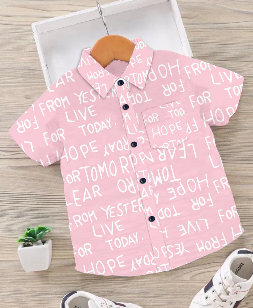 Baby boy pink outlet dress shirt