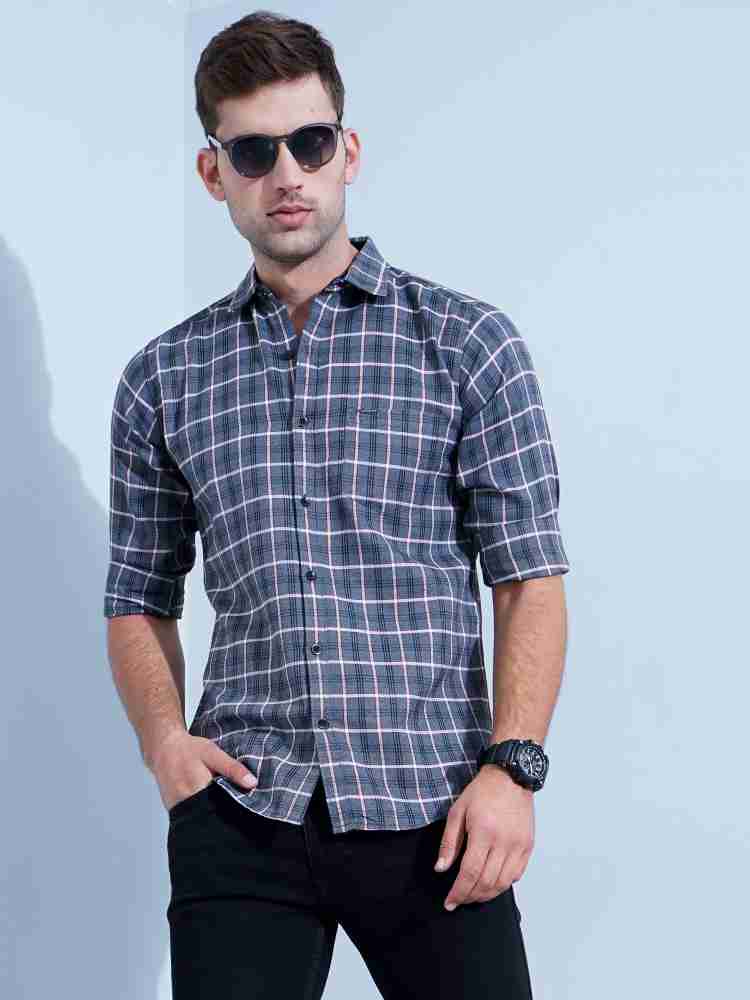 Camisa Men Checkered Casual Multicolor Shirt Buy Camisa Men