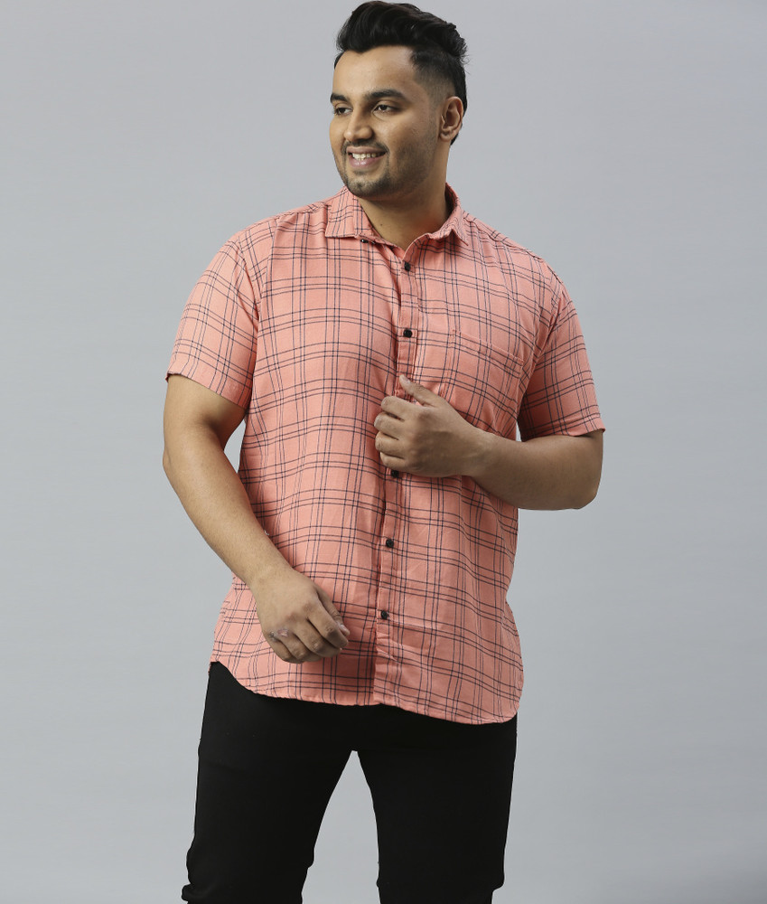 10XL CLOTHING CO. Men Checkered Casual Pink Shirt Buy 10XL CLOTHING CO. Men Checkered Casual Pink Shirt Online at Best Prices in India Flipkart