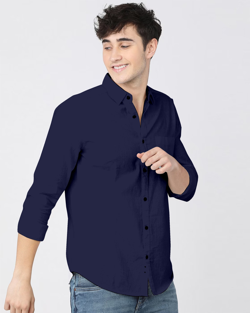 Yaara fashion Men Checkered Casual Dark Blue Shirt Buy Yaara fashion Men Checkered Casual Dark Blue Shirt Online at Best Prices in India Flipkart