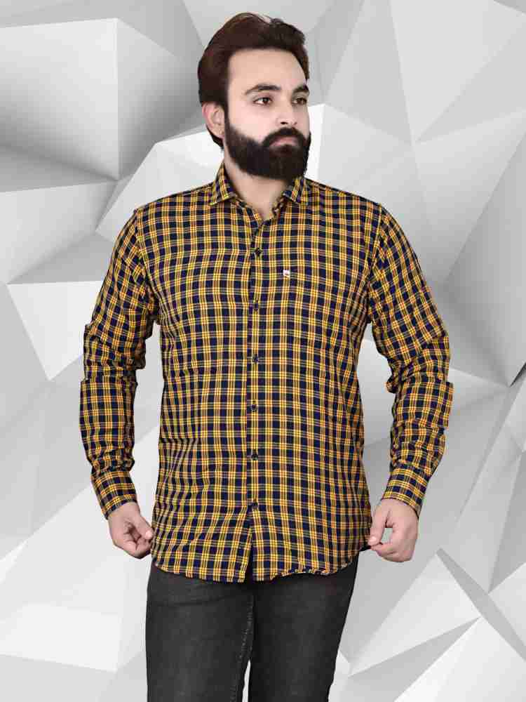 Marc Laurent Men Checkered Casual Multicolor Shirt - Buy Marc