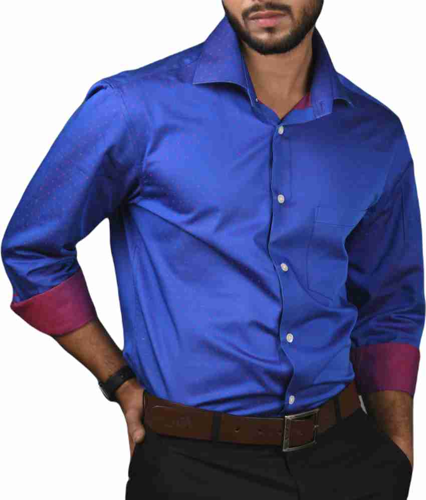 Mens Blue shirt - Buy Blue shirt in USA, Blue Collar shirt, Blue formal  shirt, Blue Round collar shirt