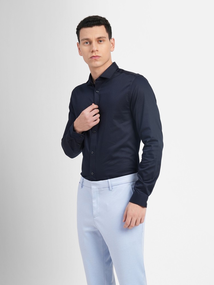 jack and jones navy blue shirt