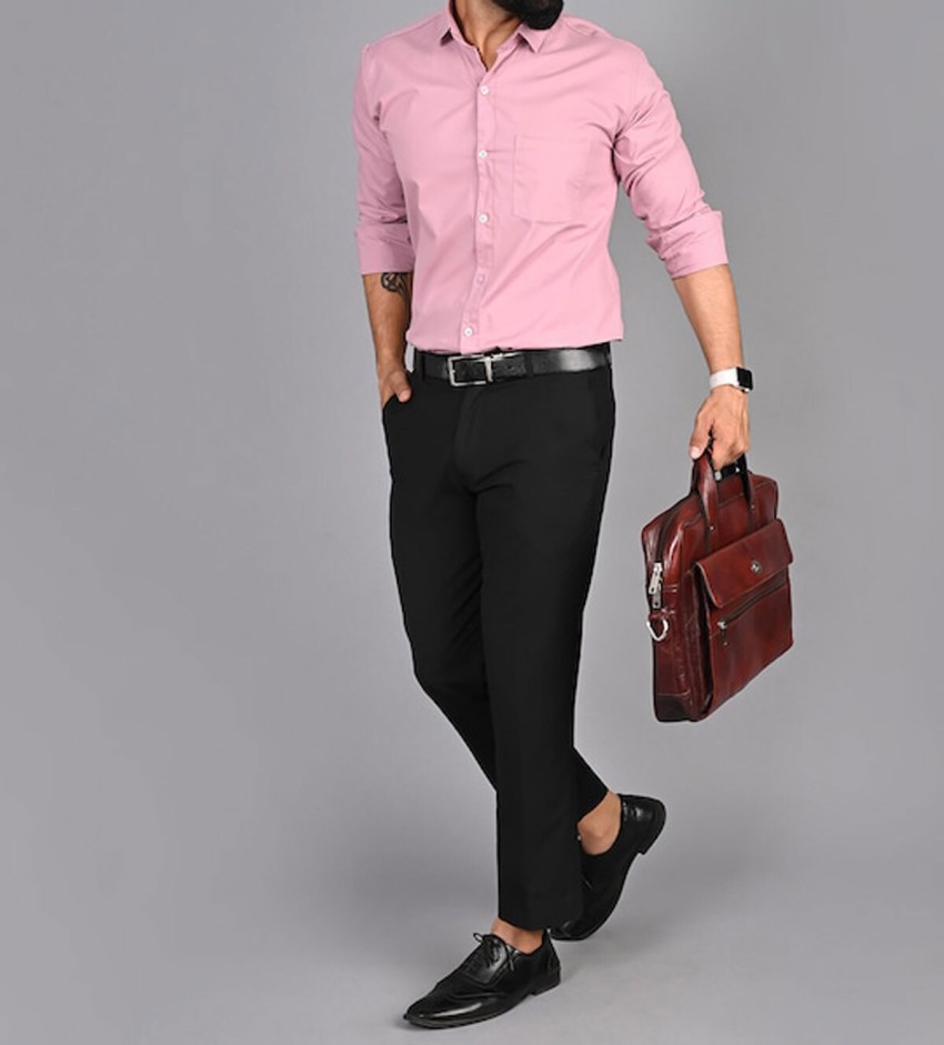 Black and pink outlet shirt mens