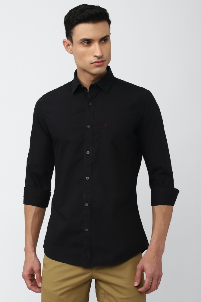 Van heusen best sale black shirt