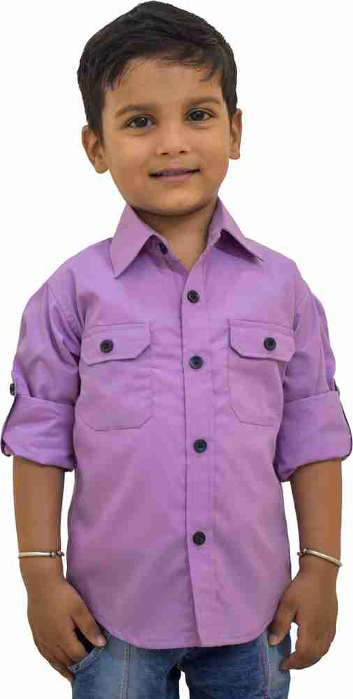 Purple shirt shop for boys