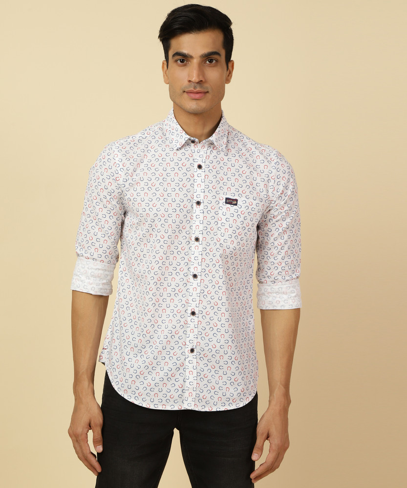 printed shirts white
