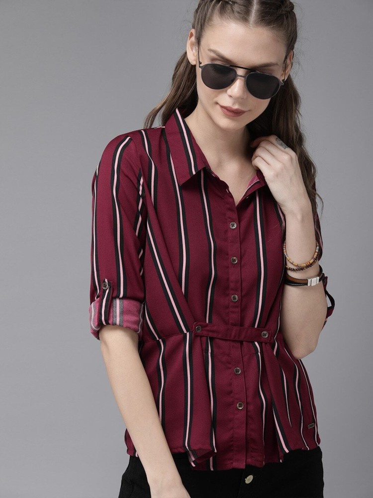 Roadster shirts for hot sale womens flipkart