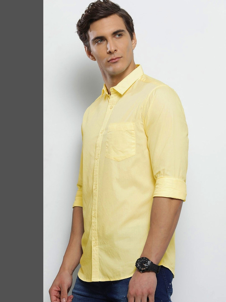 Mustard yellow color top shirt