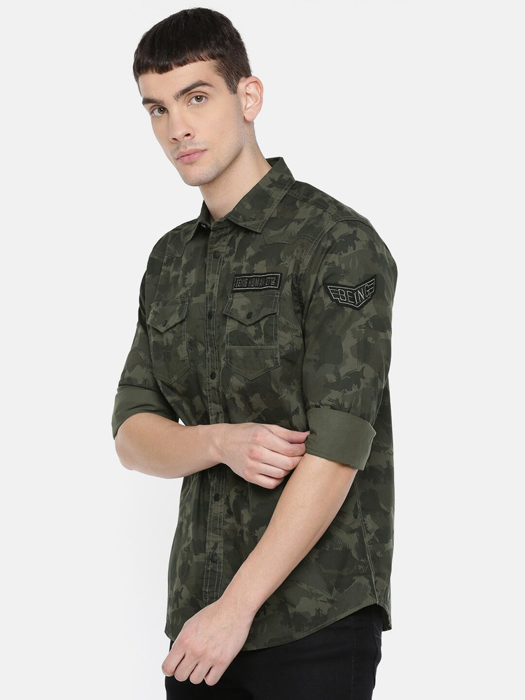Being human army shirt outlet