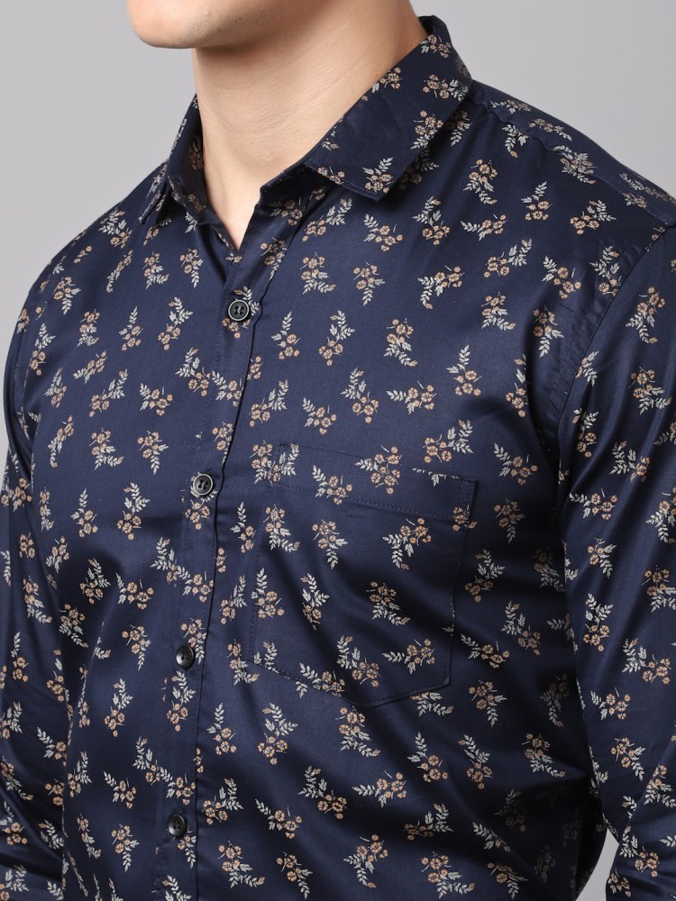 Dark blue 2024 printed shirt