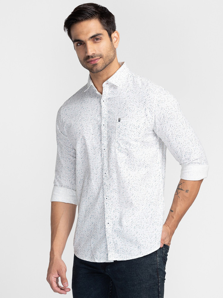 OXEMBERG Men Printed Casual White Shirt Buy OXEMBERG Men Printed Casual White Shirt Online at Best Prices in India Flipkart