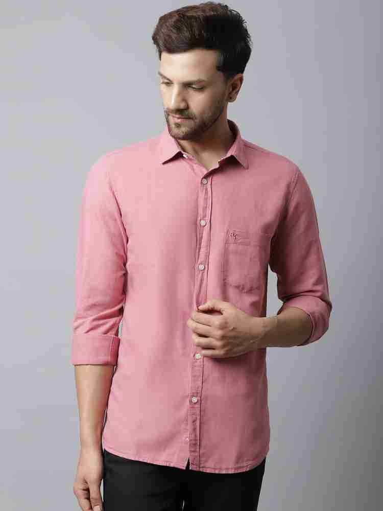 CANTABIL Men Solid Casual Pink Shirt Buy CANTABIL Men Solid Casual Pink Shirt Online at Best Prices in India Flipkart