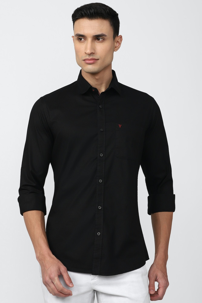 Van heusen black shirt on sale