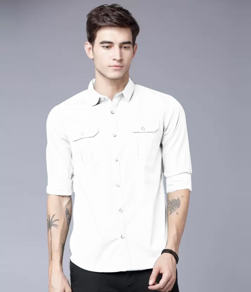 white shirt in flipkart