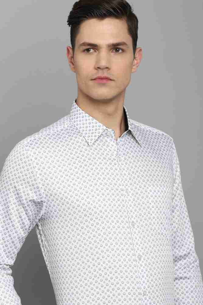 Buy LOUIS PHILIPPE Mens Slim Collar Self Printed Formal Shirt