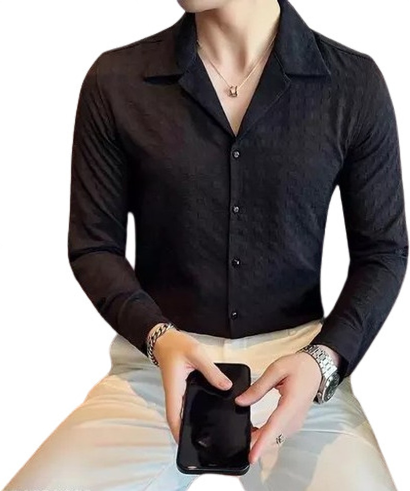 Varun Clothes Men Printed Casual Black Shirt Buy Varun Clothes Men Printed Casual Black Shirt Online at Best Prices in India Flipkart