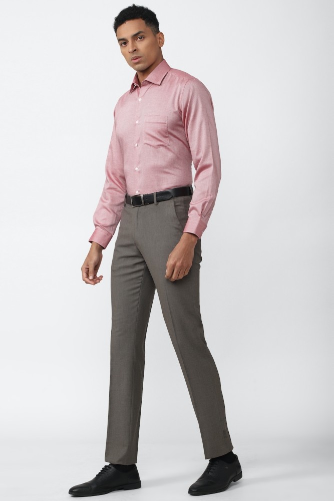 Buy Men Pink Slim Fit Formal Shirts Online  429384  Peter England