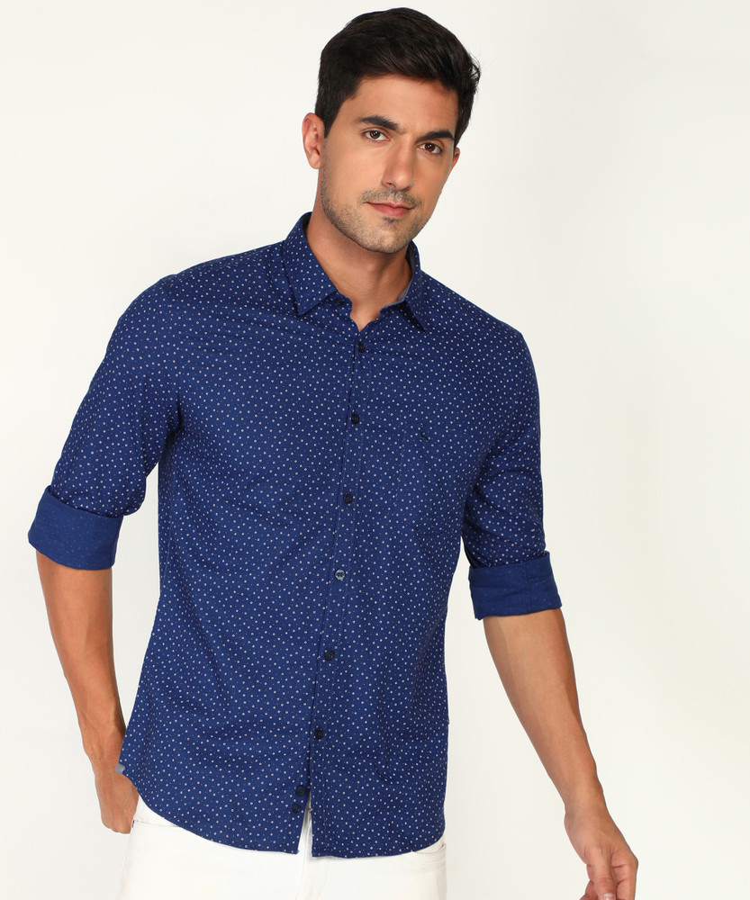 PARX Men Printed Casual Dark Blue Shirt Buy PARX Men Printed Casual Dark Blue Shirt Online at Best Prices in India Flipkart