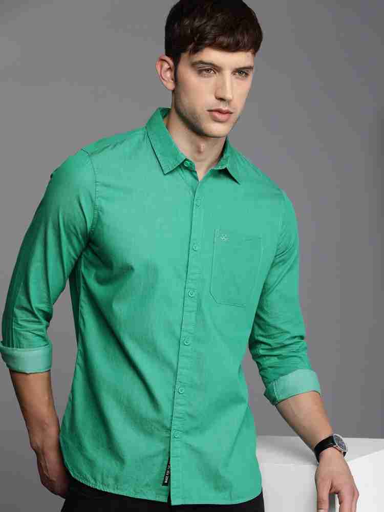 wrogn green shirt