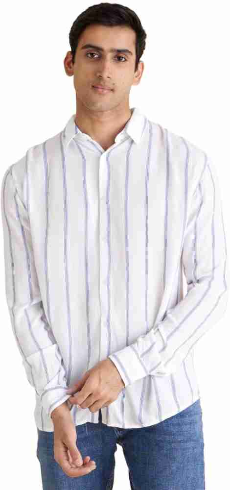 Buy CELIO JEANS Checks Viscose Regular Fit Men's Casual Shirt
