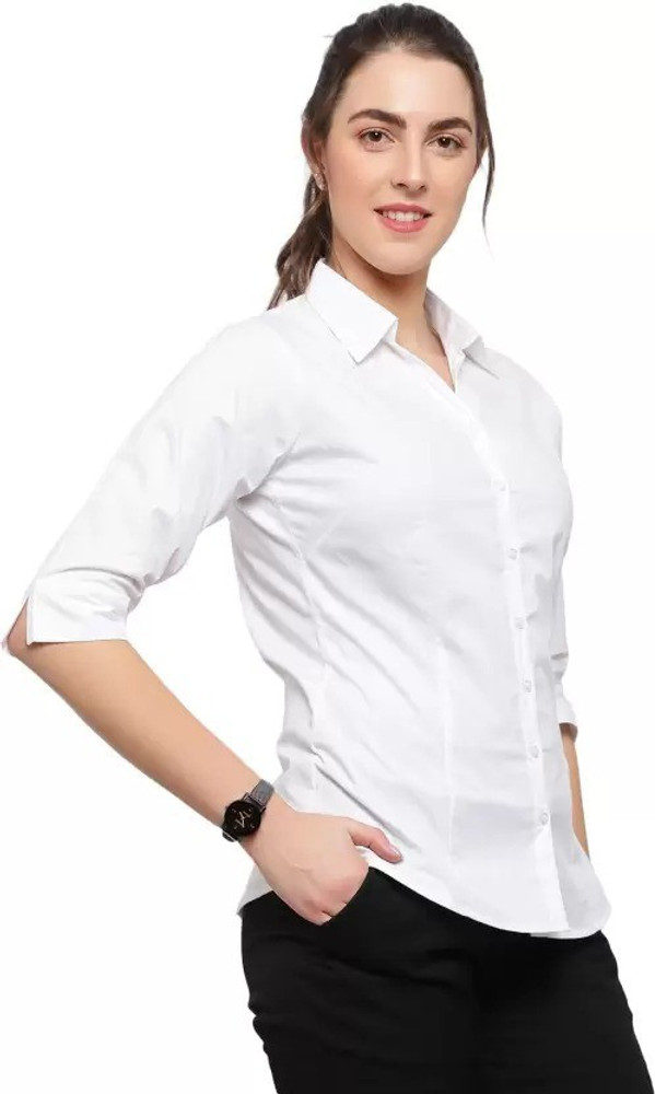 formal white t shirt