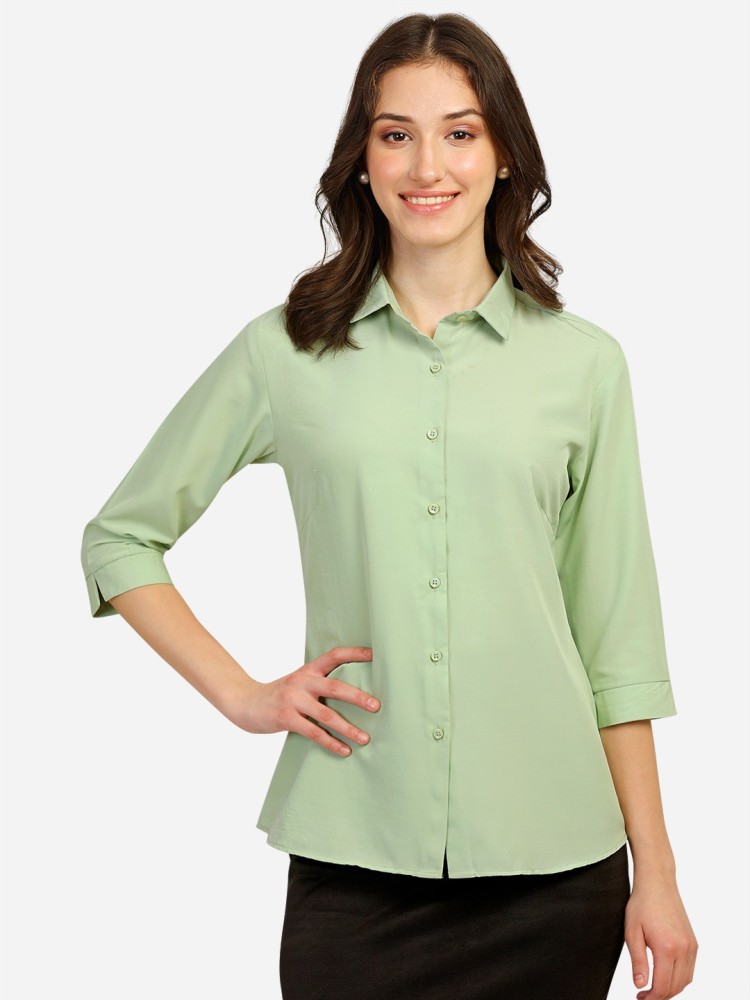 Lime green dress shirt 2024 womens