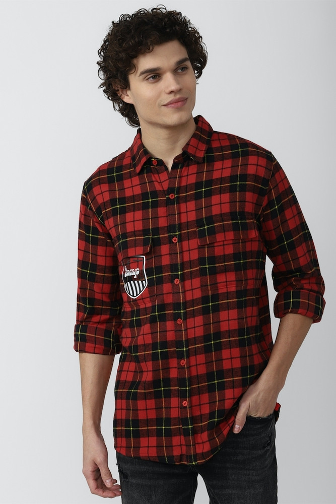 FOREVER 21 Men Checkered Casual Multicolor Shirt Buy FOREVER 21