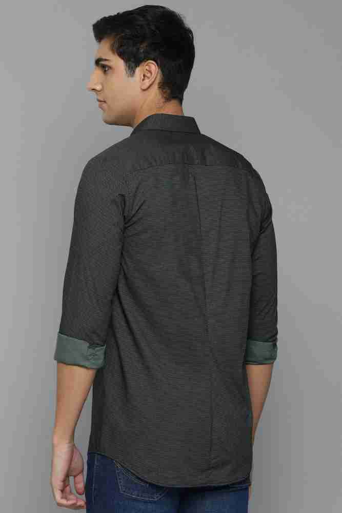 Buy Allen Solly Men Slim fit Formal Shirt - Black Online at Low