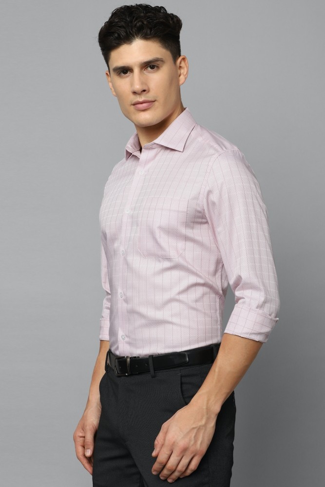 Louis philippe sales pink shirt