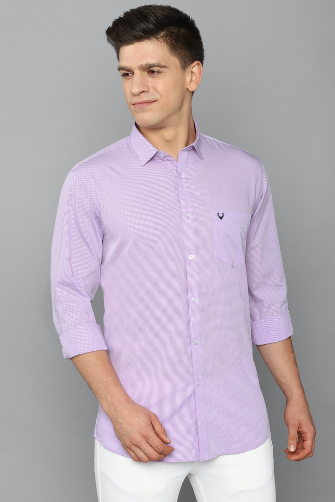 Allen solly purple shirt sale