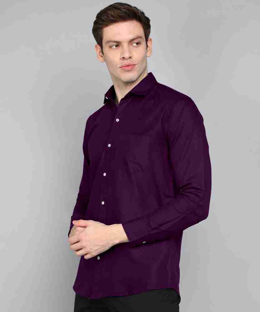 Purple discount dress shirt