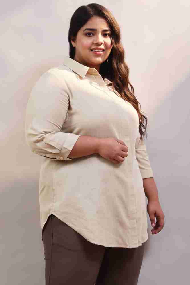 Buy Cream Tops for Women by Amydus Online