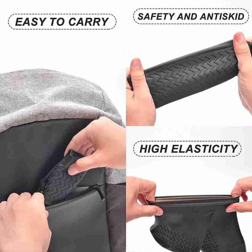 Reusable Waterproof Shoe Cover Black
