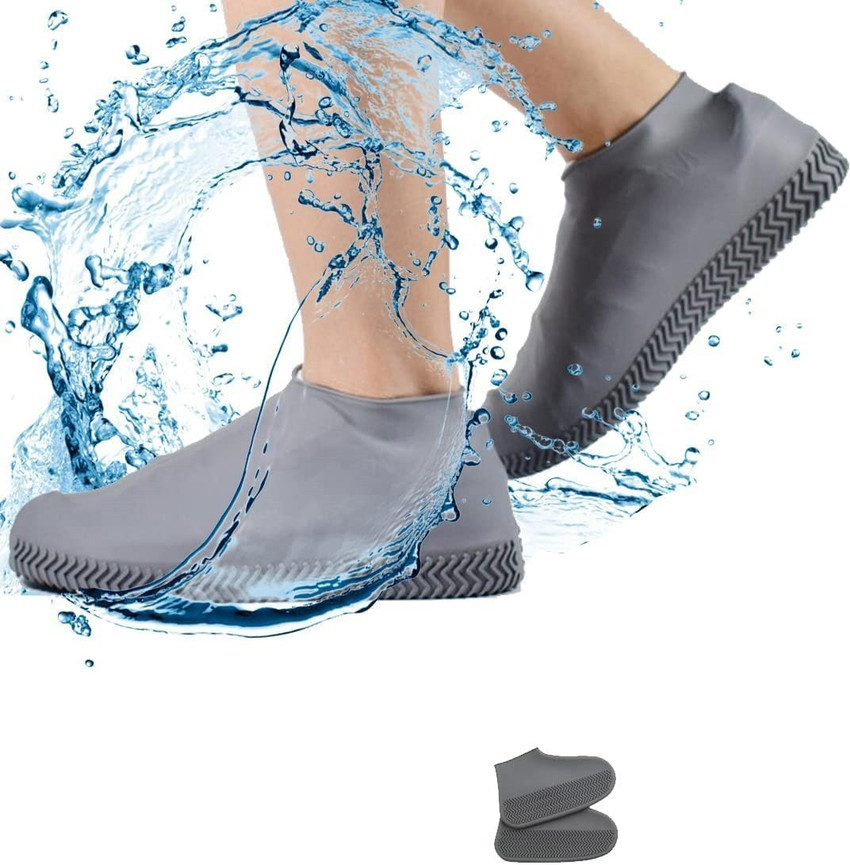 SWISS WONDER Unisex Silicone Overshoes Shoe Protector Outdoor Rain Boots Reusable X24 Silicone Grey Flat Shoe Cover Price in India Buy SWISS WONDER Unisex Silicone Overshoes Shoe Protector Outdoor Rai...